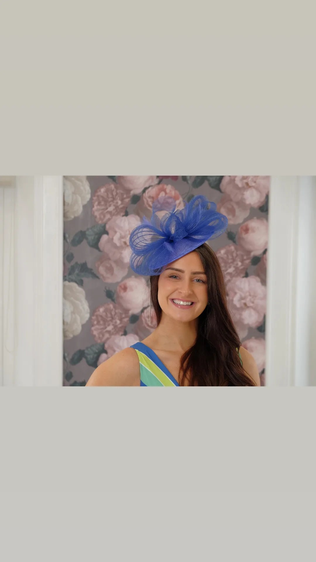 Edas blue multi maxi dress