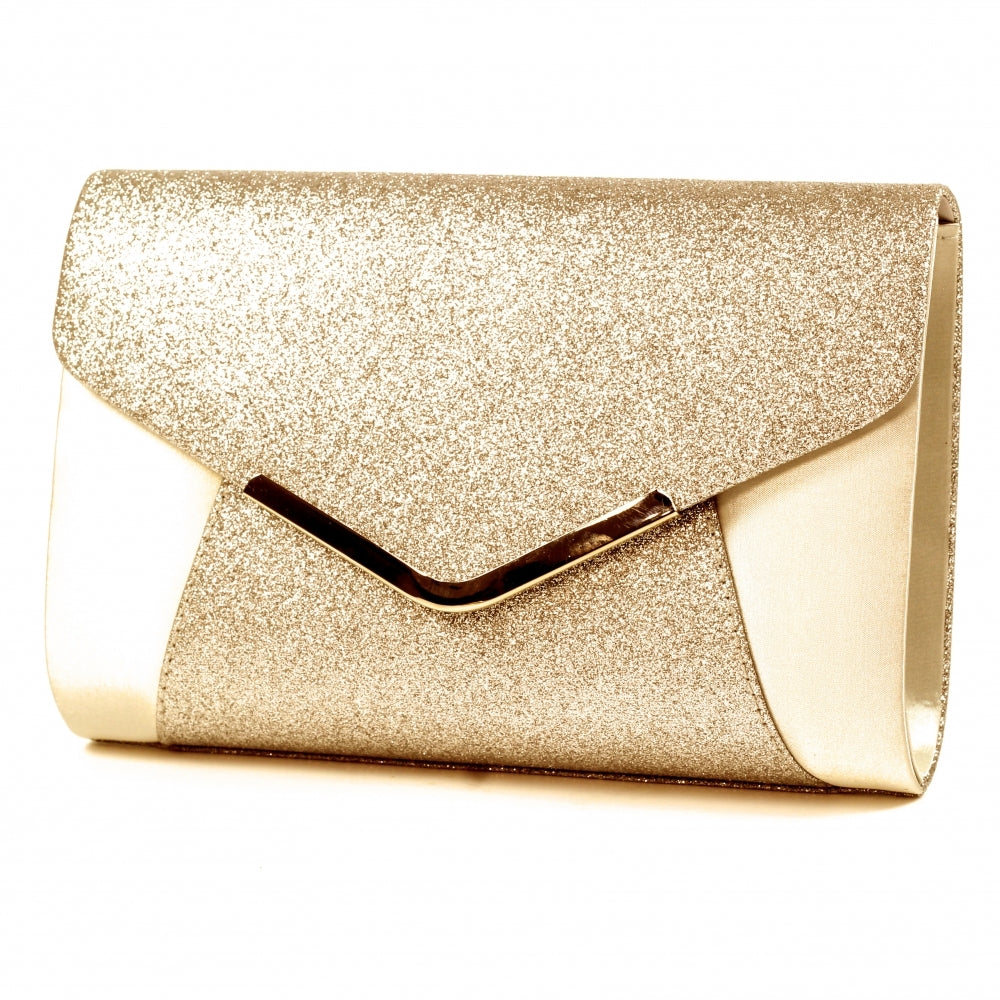 Rowena champagne handbag