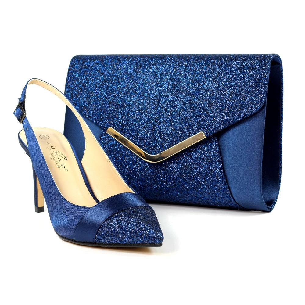 Rowena navy bag