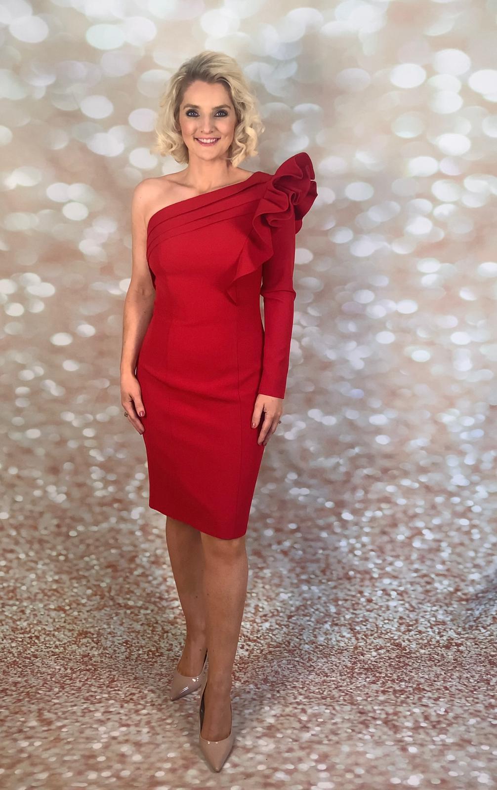 Red n royal red dress