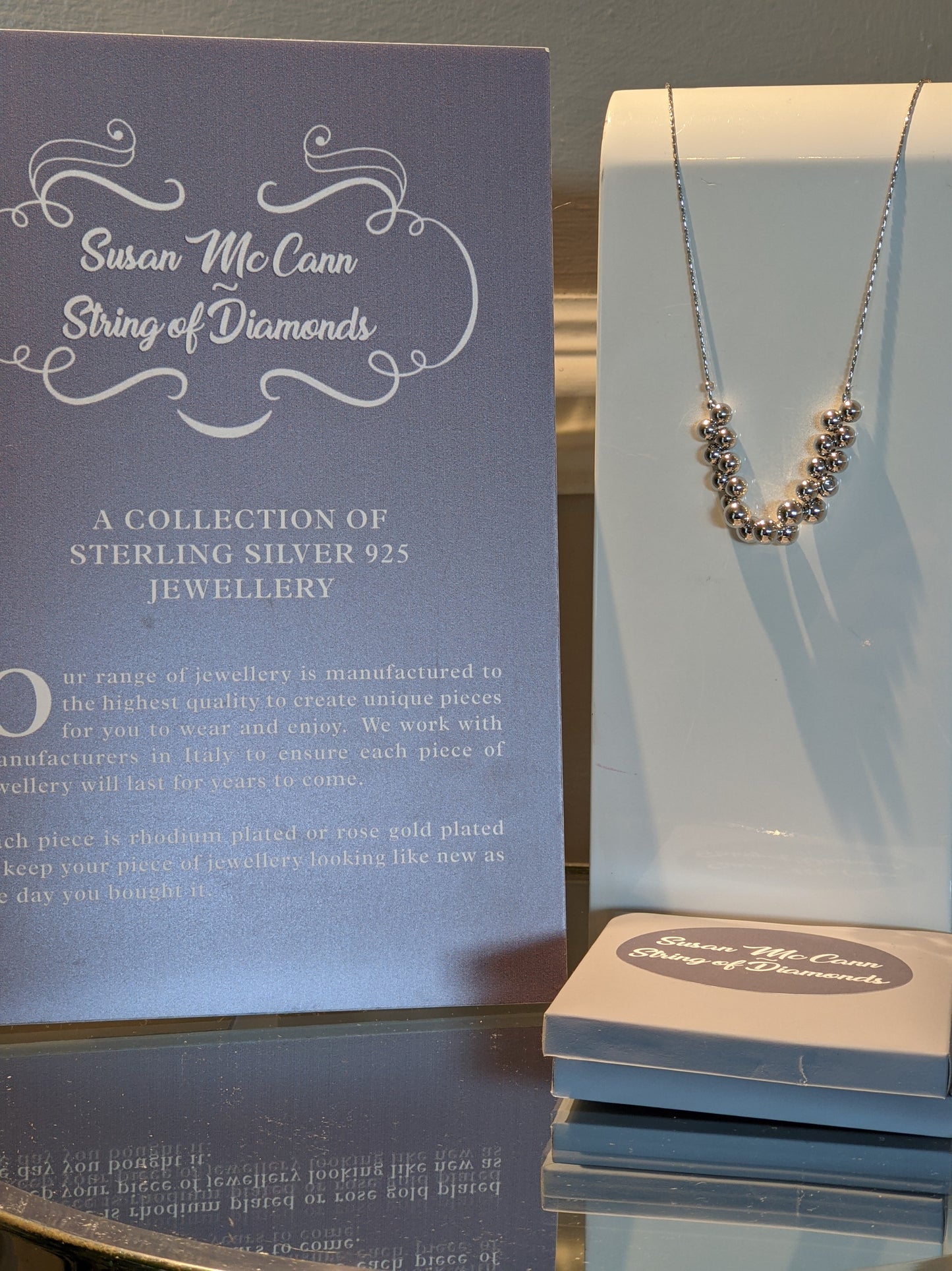 Susan mc cann sterling silver necklace