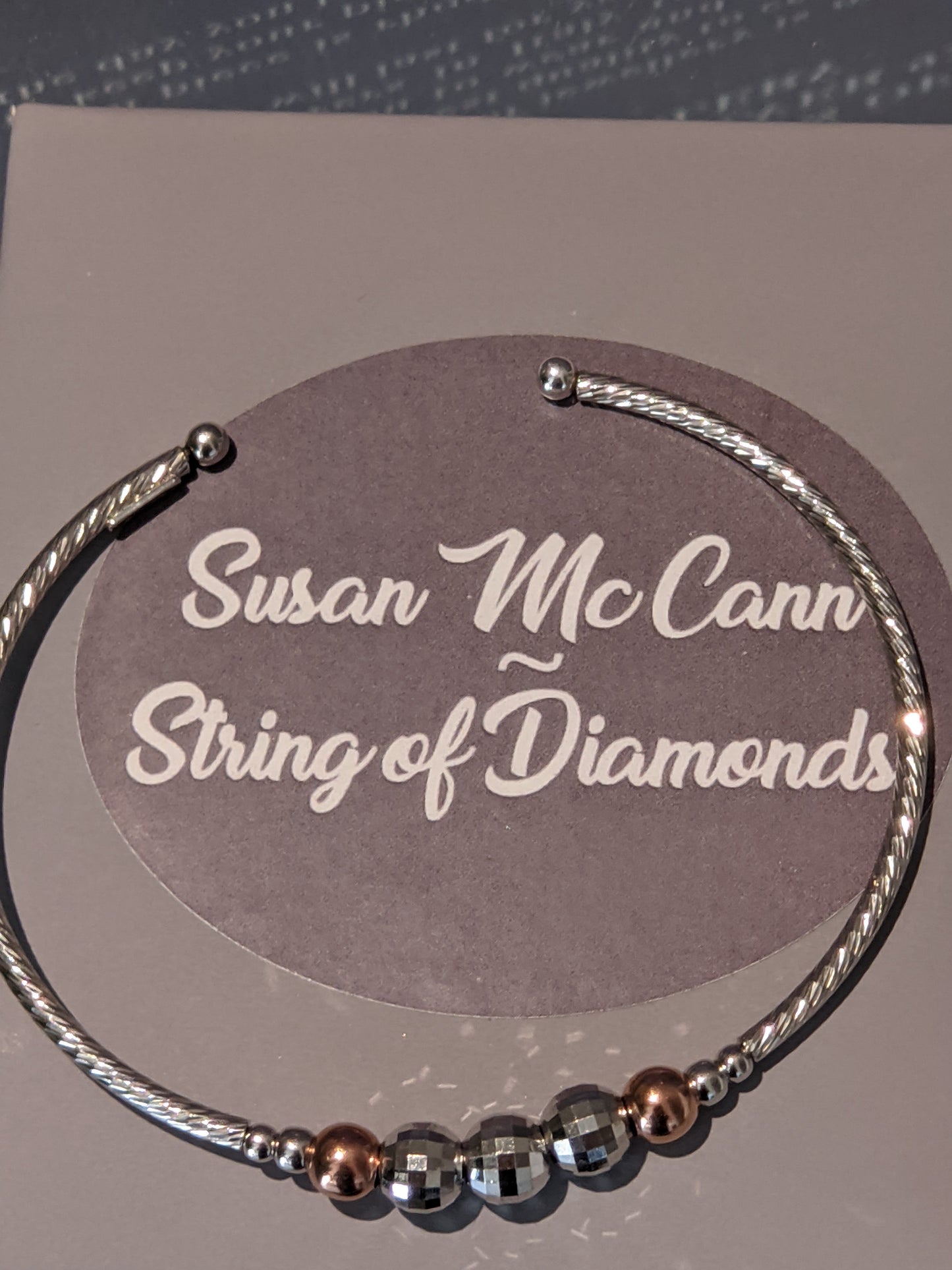 Sterling silver susan mc cann bracelet