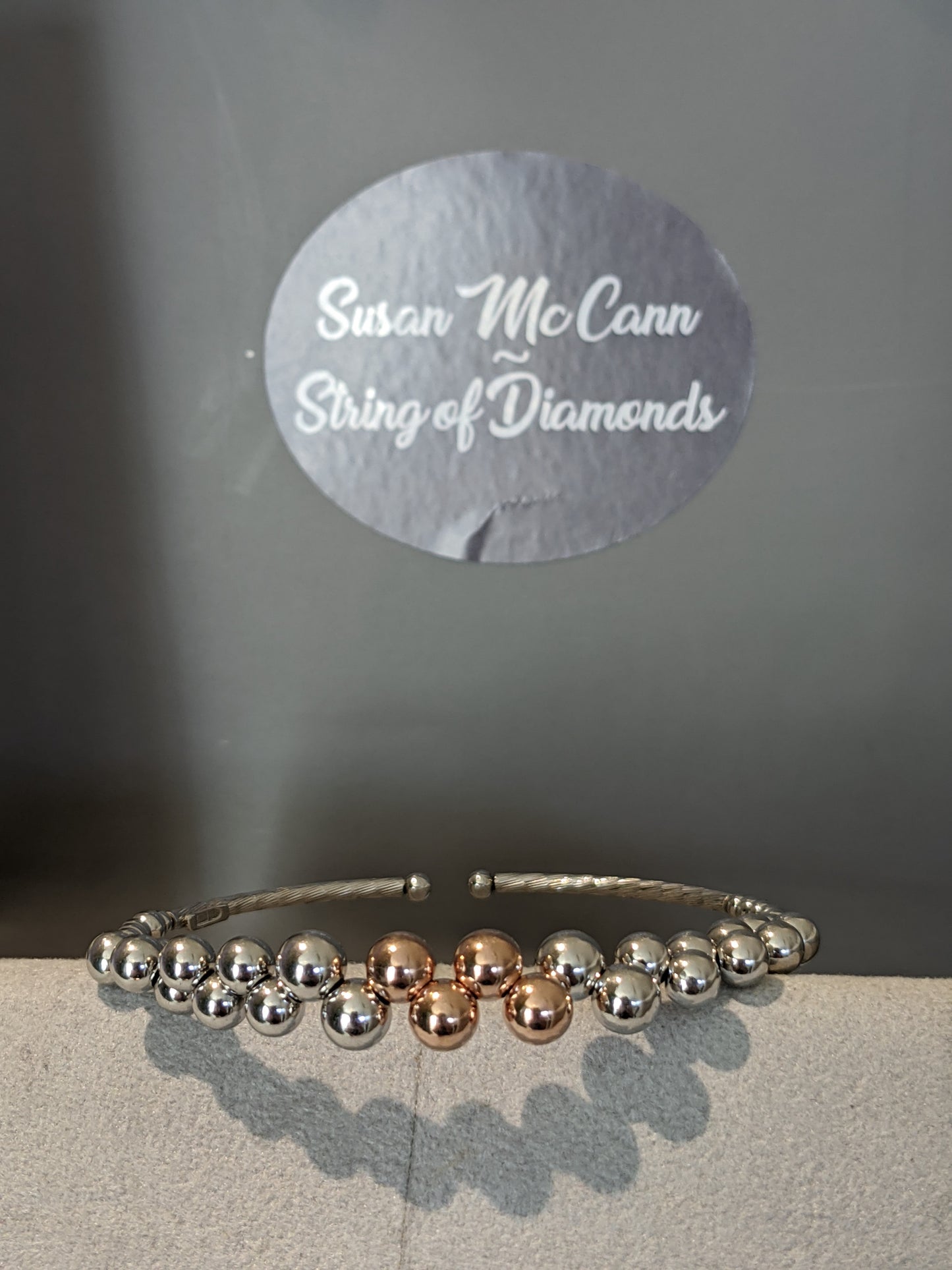 Sterling silver susan mc cann bracelet