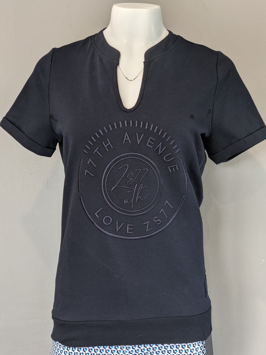 Zoso navy Cotton t shirt emmy