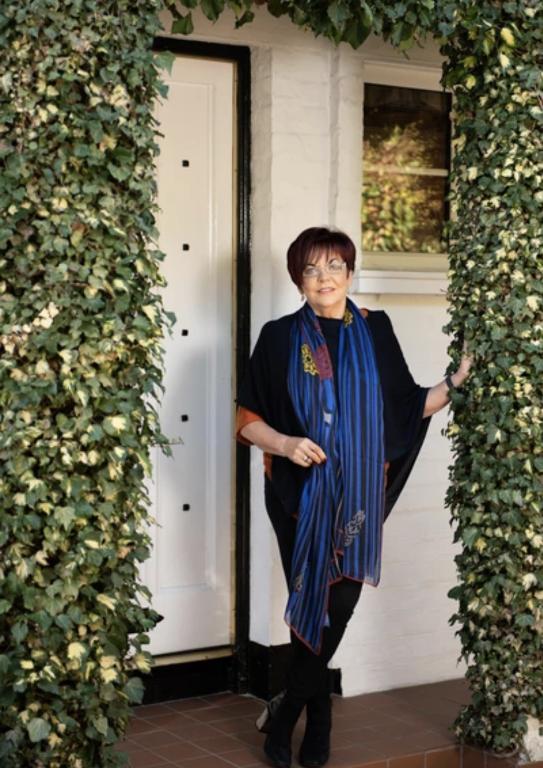 Susan mc cann 100% silk scarf