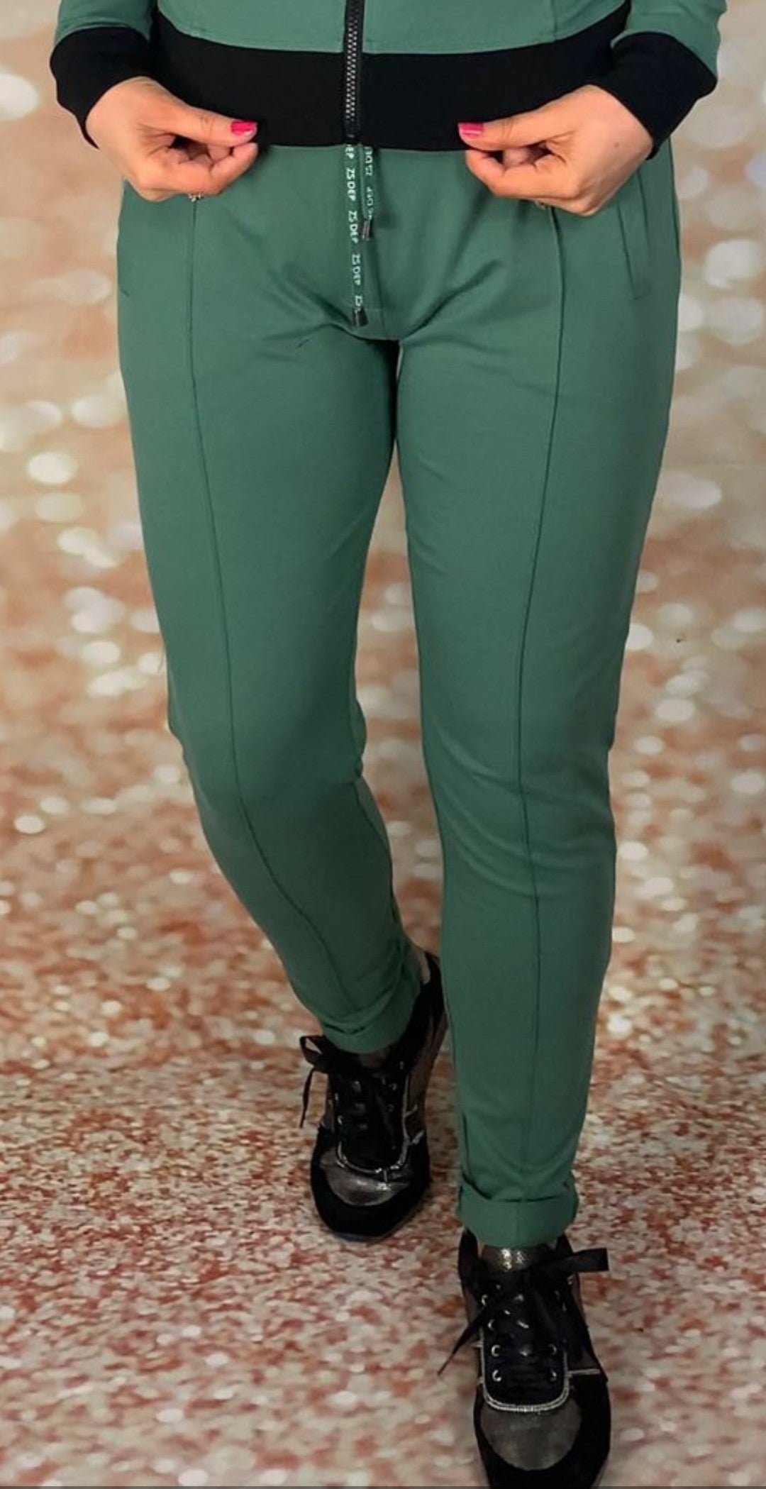 Zoso green tracksuit bottom