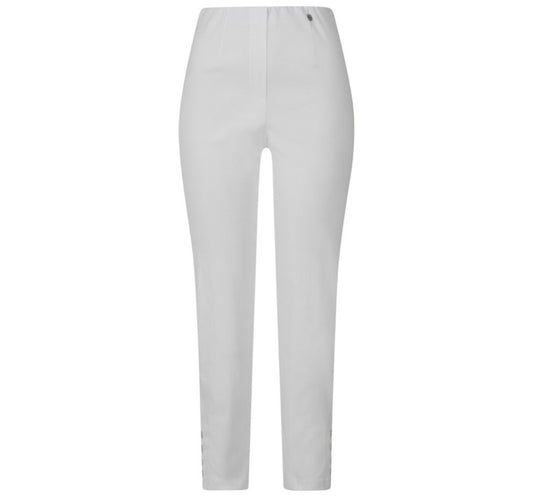 lena off white lattice trouser