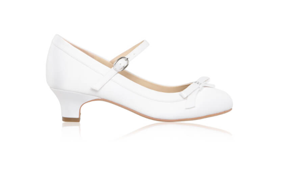 Beth first communion shoe