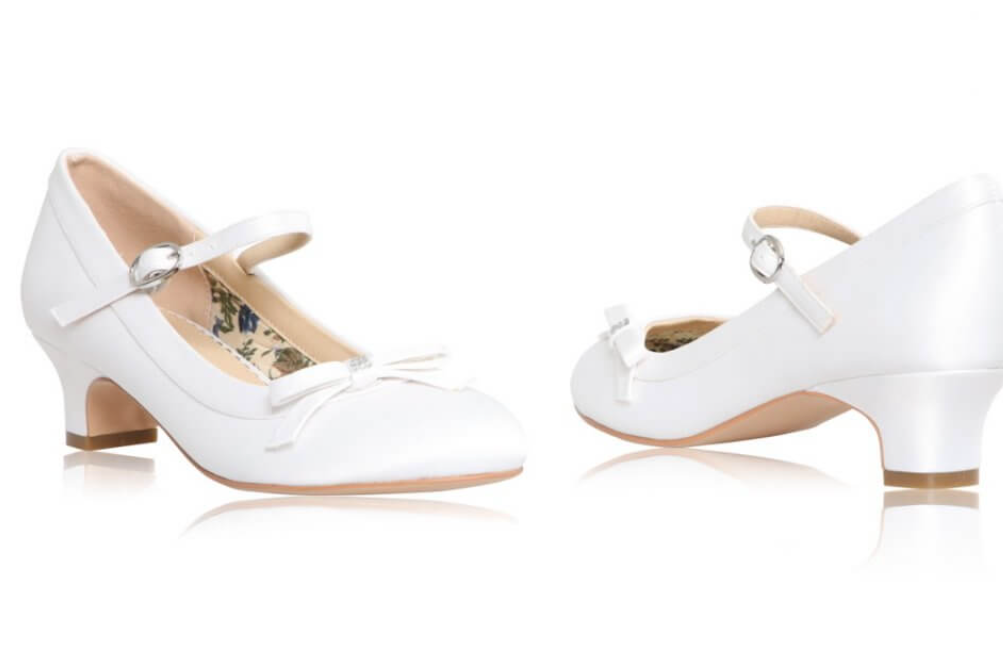 Beth first communion shoe