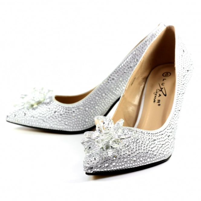 Regal silver shoe