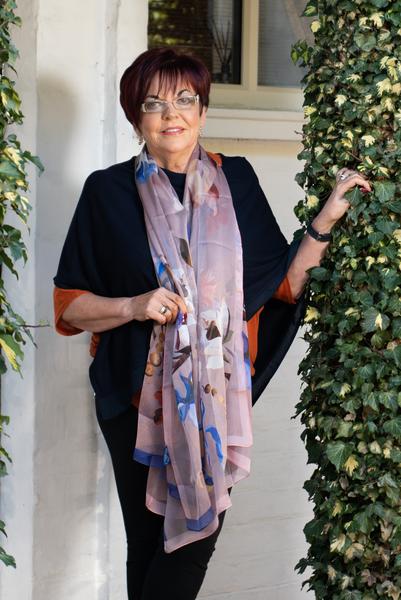 Susan mc cann soft blush scarf